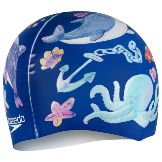 Speedo Παιδικό σκουφάκι κολύμβησης Junior Digitally printed cap Speedo Παιδικό σκουφάκι κολύμβησης Junior Digitally printed cap